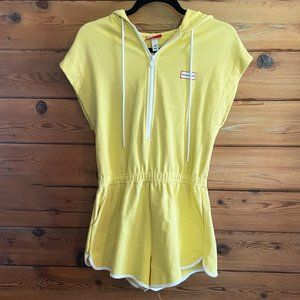 Hunter for Target yellow hoodie jumpsuit XS